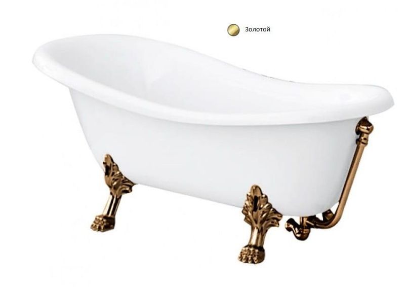Ванна отдельностоящая Artceram Hermitage HEW001 73 oro 170х80