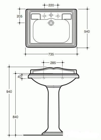 Раковина накладная/подвесная Simas Arcade AR834bi*1 73х54