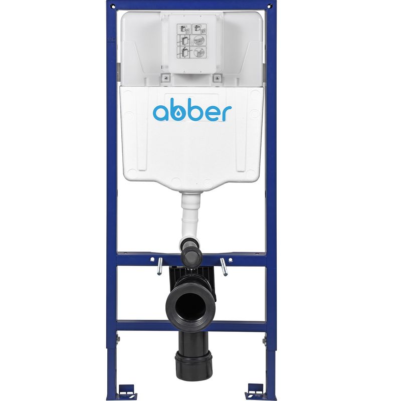 Инсталляция для подвесного унитаза пневматическая Abber AC0108