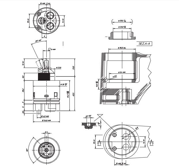 Керамический картридж Remer R50Y