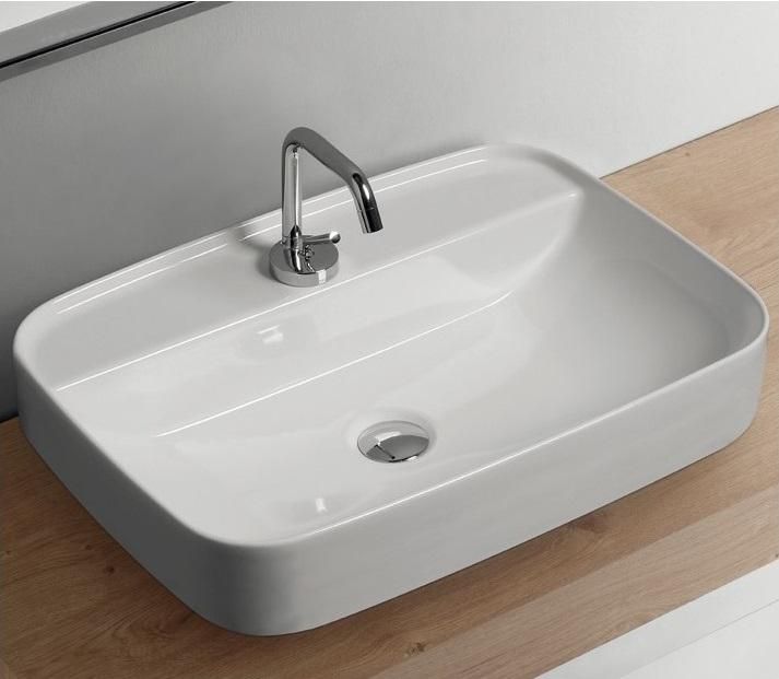 Раковина накладная Kerasan Tribeca 514001*1 bi 60х43