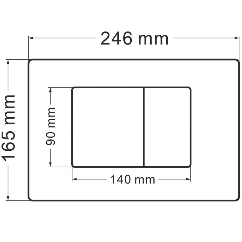 Кнопка смыва Abber AC0120MMG (золотой матовый)