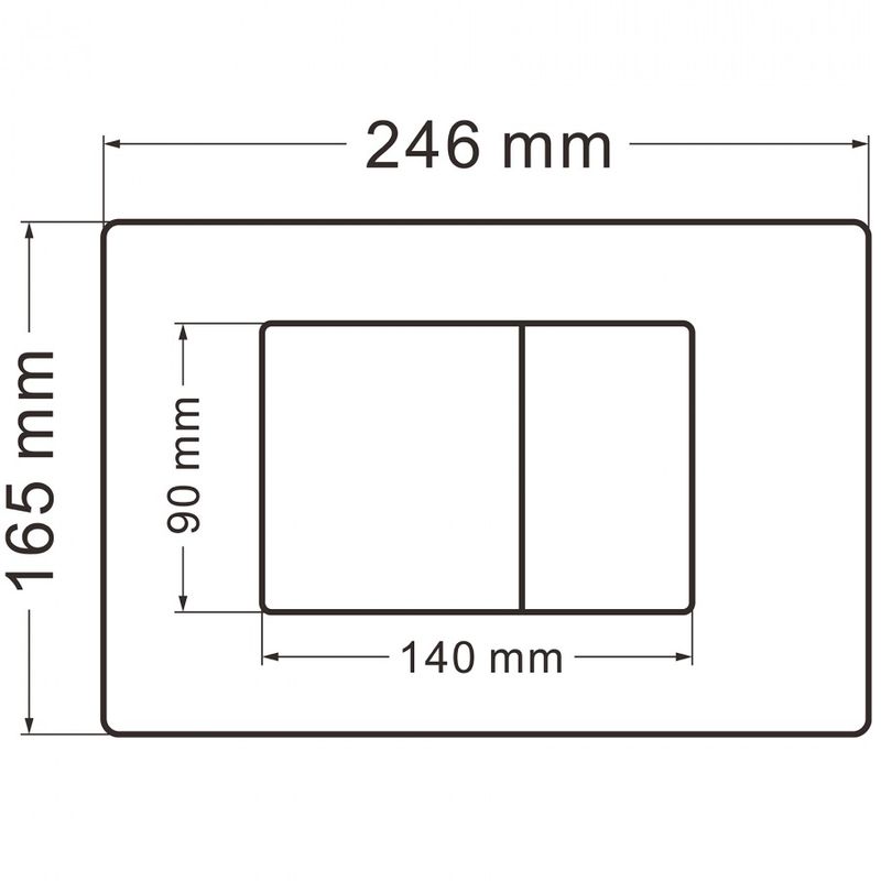 Кнопка смыва Abber AC0120RG (розовое золото)