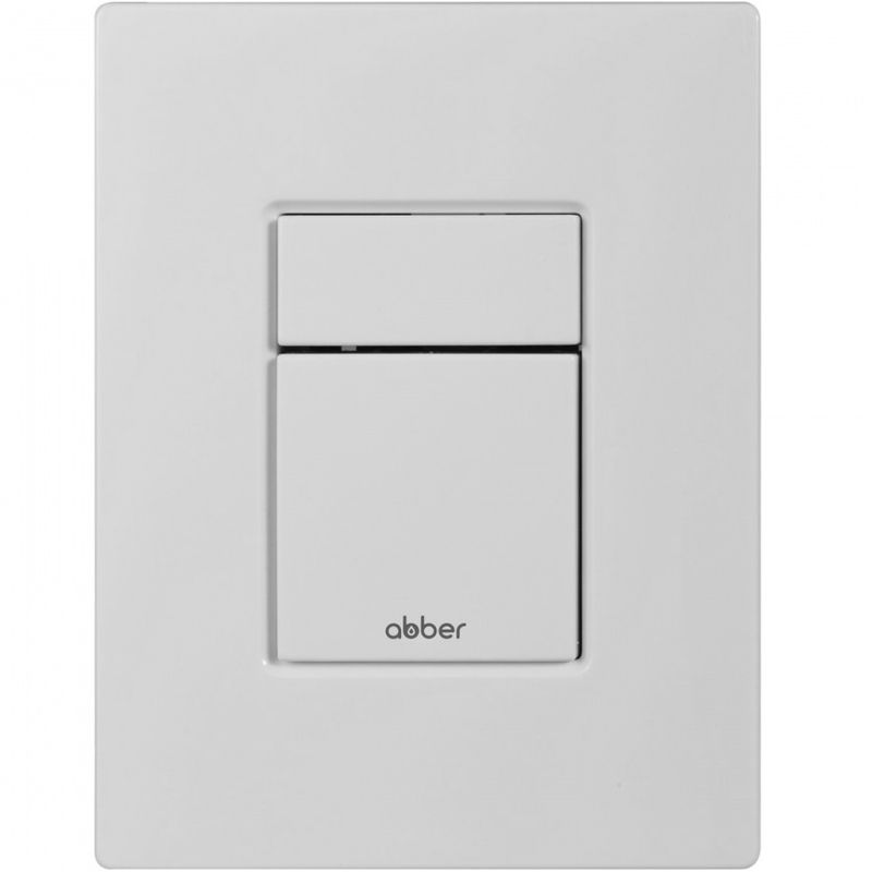 Кнопка смыва Abber AC0123MW (белый матовый)