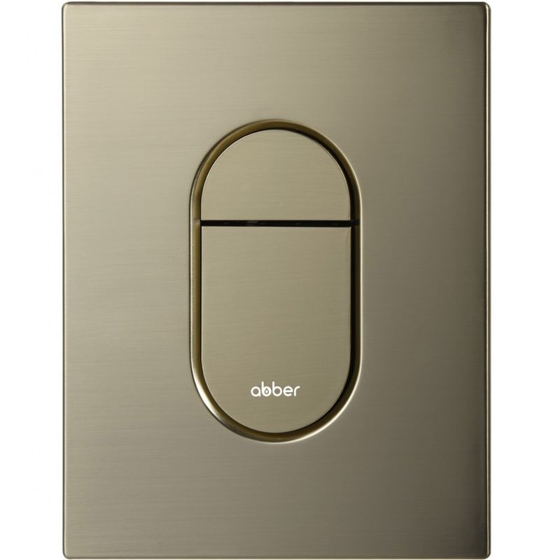Кнопка смыва Abber AC0124BG (золото брашированное)