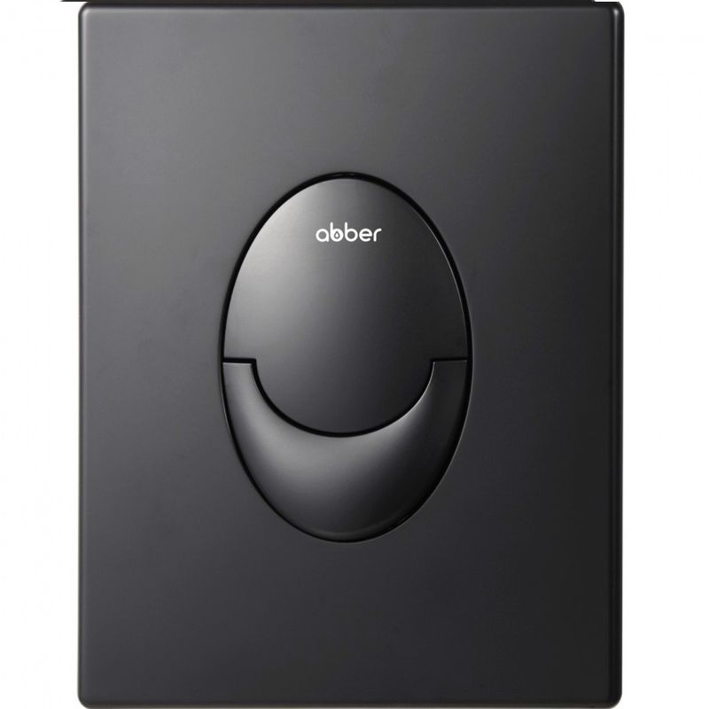 Кнопка смыва Abber AC0125MB (черный матовый)