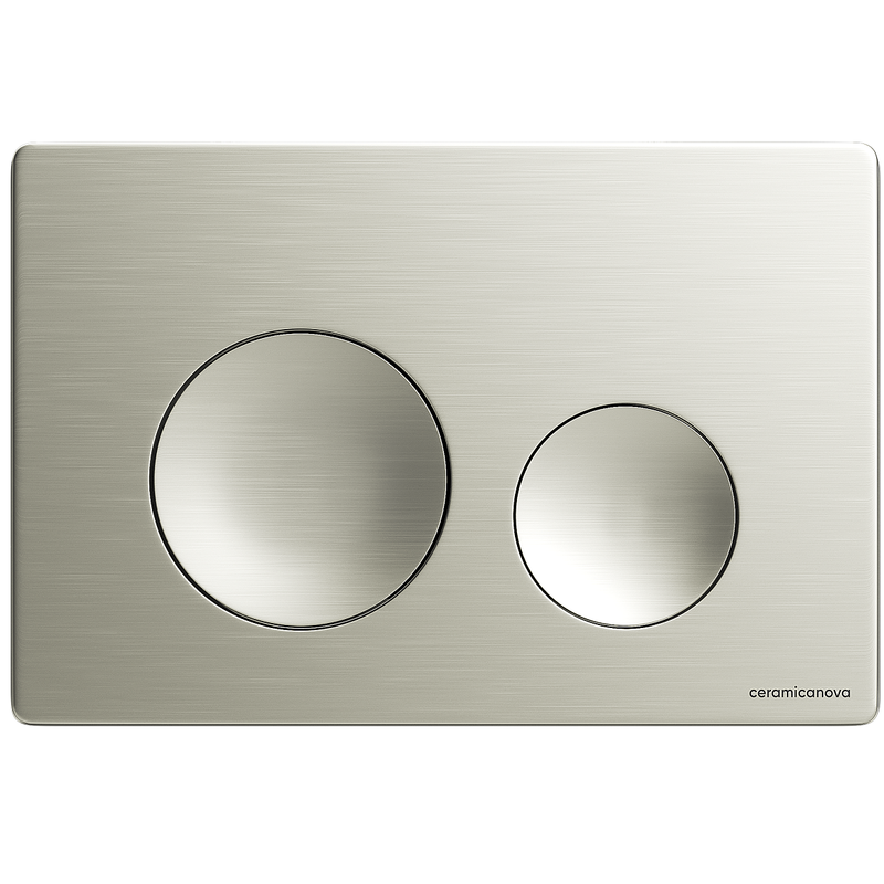 Кнопка смыва Ceramicanova Баланс (Balance) Круг (Circle) CN12-001BN (никель брашированный)