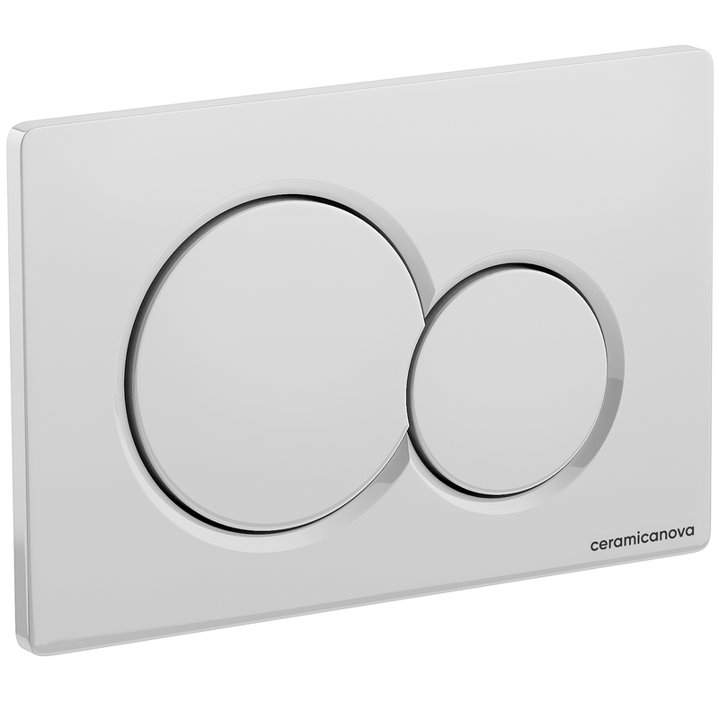 Кнопка смыва Ceramicanova Баланс (Balance) Сфера (Sphere) CN12-003W (белый глянцевый)