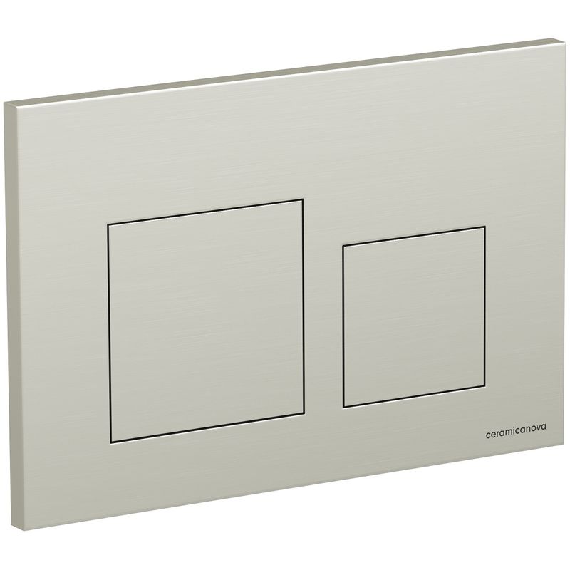 Кнопка смыва Ceramicanova Баланс (Balance) Квадрат (Square) CN12-002BN (никель брашированный)