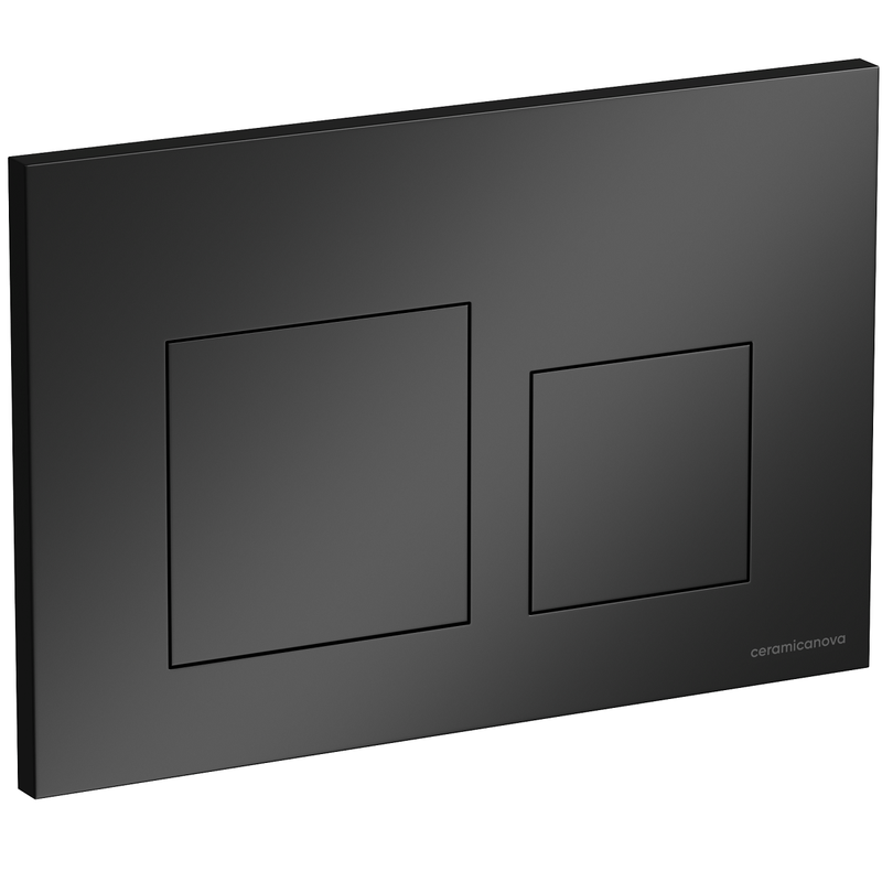 Кнопка смыва Ceramicanova Баланс (Balance) Квадрат (Square) CN12-002MB (черный матовый)