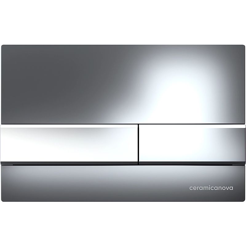 Комплект 4 в 1: Ceramica Nova CN3001_1002CH_1000 Унитаз подвесной  Play + Система инсталляции Envision + Шумоизоляция + Кнопка смыва Flat (хром)