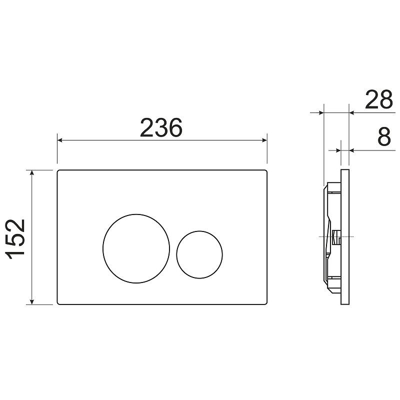 Комплект 4 в 1: Ceramica Nova CN3007_1001B_1000 Унитаз подвесной  Metric Rimless + Система инсталляции Envision + Шумоизоляция + Кнопка смыва Round (чёрный матовый)