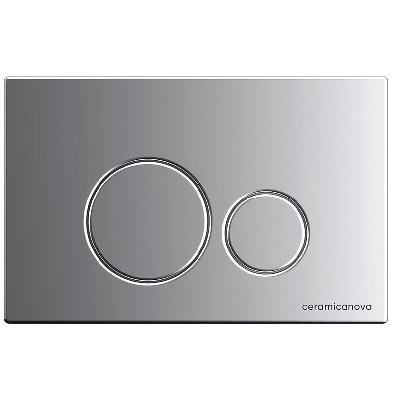 Комплект 4 в 1: Ceramica Nova CN3009_1001M_1000 Унитаз подвесной Forma Rimless + Инсталляция Envision + Шумоизоляция + Кнопка смыва Round (хром мат)