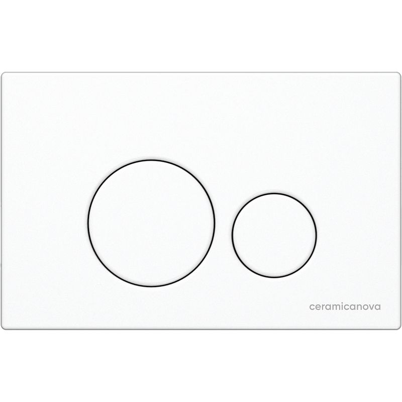 Комплект 4 в 1: Ceramica Nova CN3009_1001W_1000 Унитаз подвесной Forma Rimless + Инсталляция Envision + Шумоизоляция + Кнопка смыва Round (белый)