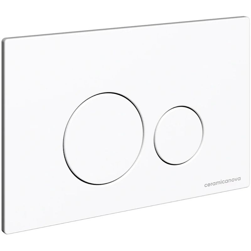 Комплект 4 в 1: Ceramica Nova CN3009_1001W_1000 Унитаз подвесной Forma Rimless + Инсталляция Envision + Шумоизоляция + Кнопка смыва Round (белый)