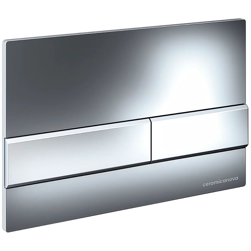 Комплект 4 в 1: Ceramica Nova CN3009_1002CH_1000 Унитаз подвесной Forma Rimless + Инсталляция Envision + Шумоизоляция + Кнопка смыва Flat (хром)