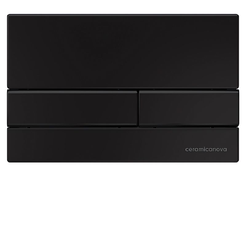 Комплект 4 в 1: Ceramica Nova CN4002_1002B_1000 Унитаз подвесной  Metropol Rimless + Инсталляция Envision + Шумоизоляция + Кнопка смыва Flat (черный мат)