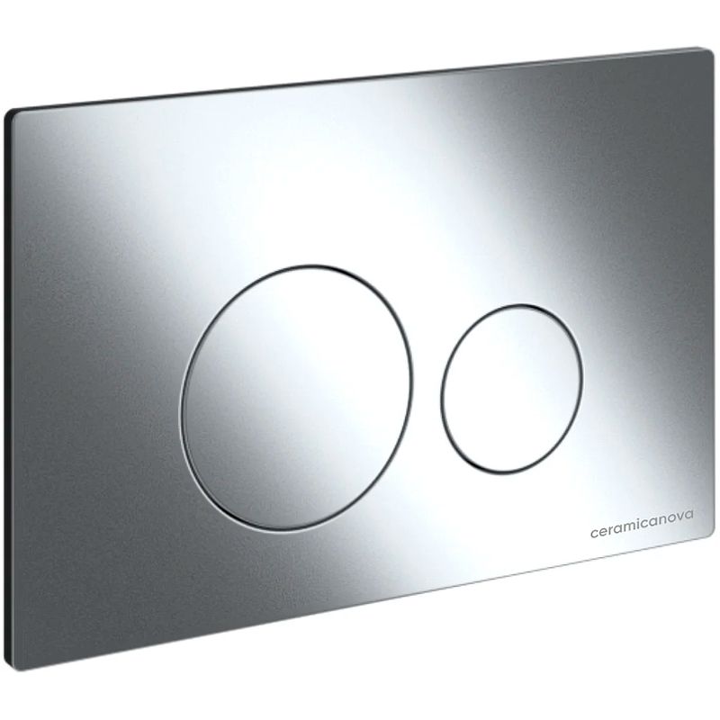 Комплект 4 в 1: Ceramica Nova CN4002MB_1001CH_1000 Унитаз подвесной  Metropol Rimless + Инсталляция Envision + Шумоизоляция + Кнопка смыва Round (хром)