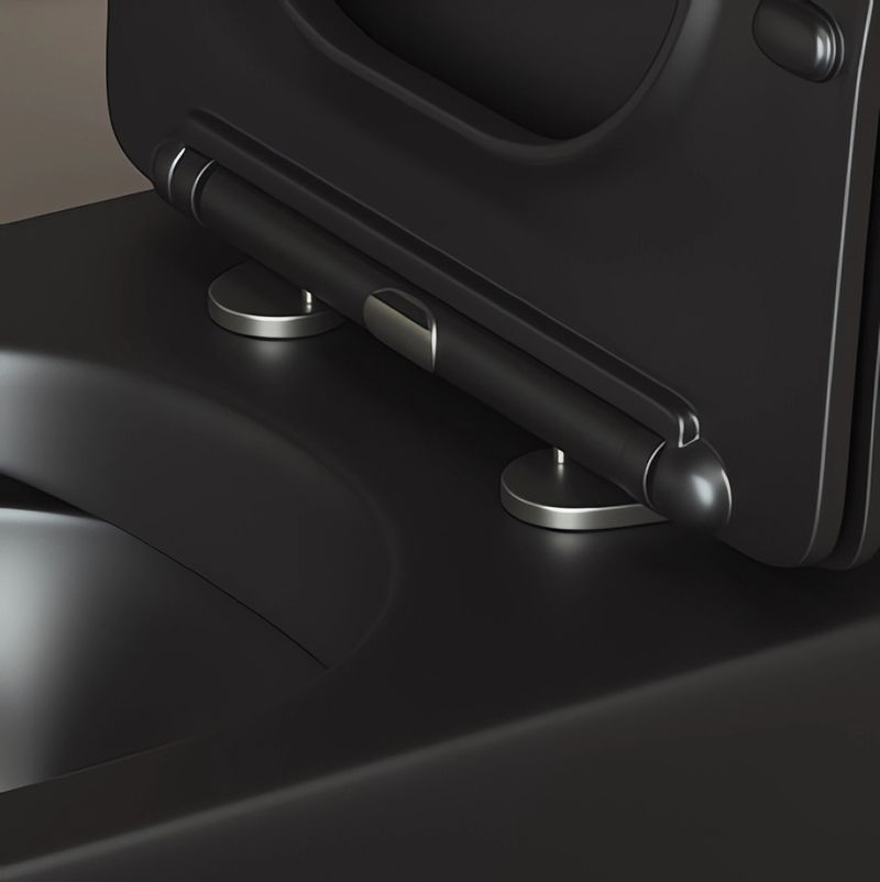 Комплект 4 в 1: Ceramica Nova CN4002MB_1002B_1000 Унитаз подвесной  Metropol Rimless + Инсталляция Envision + Шумоизоляция + Кнопка смыва Flat (черный матовый)