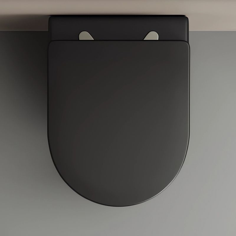 Комплект 4 в 1: Ceramica Nova CN4002MB_1002B_1000 Унитаз подвесной  Metropol Rimless + Инсталляция Envision + Шумоизоляция + Кнопка смыва Flat (черный матовый)