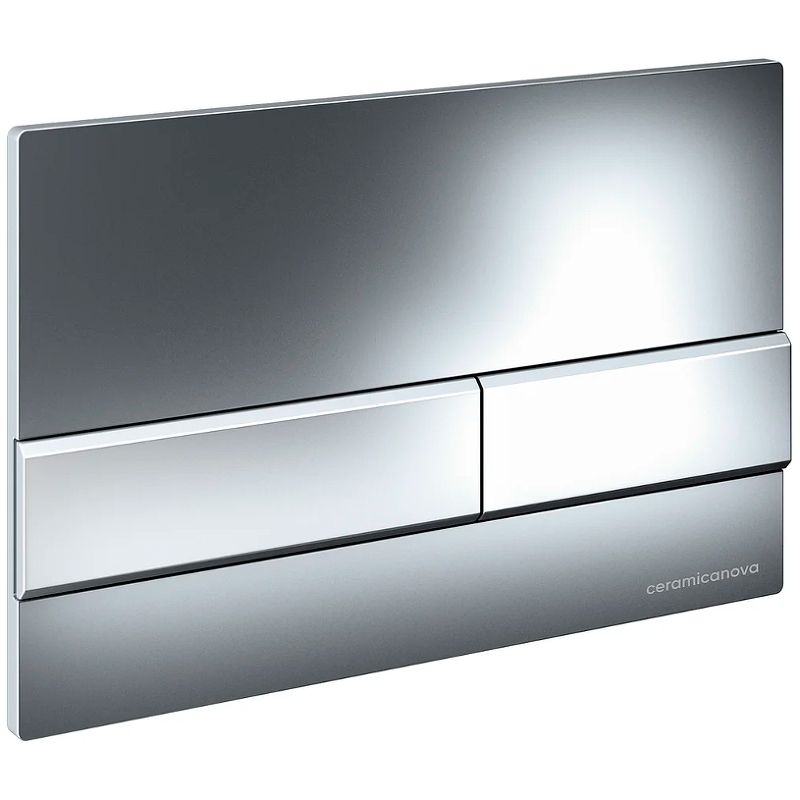 Комплект 4 в 1: Ceramica Nova CN4002MB_1002CH_1000 Унитаз подвесной  Metropol Rimless + Инсталляция Envision + Шумоизоляция + Кнопка смыва Flat (хром)