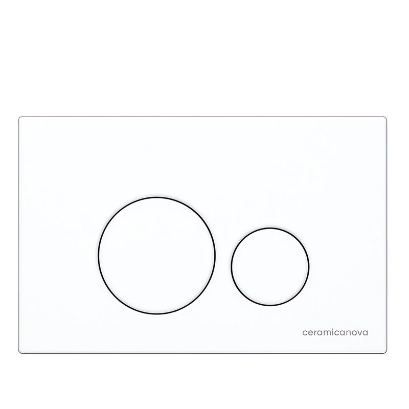 Комплект 4 в 1: Ceramica Nova CN6000_1001W_1000 Подвесной унитаз Balearica Rimless + Шумоизоляция + Инсталляция Envision + Крепления + Кнопка смыва Round (белый)