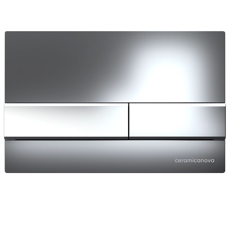 Комплект 4 в 1: Ceramica Nova CN6000_1002CH_1000 Подвесной унитаз Balearica Rimless + Шумоизоляция + Инсталляция Envision + Крепления + Кнопка смыва Flat (хром)