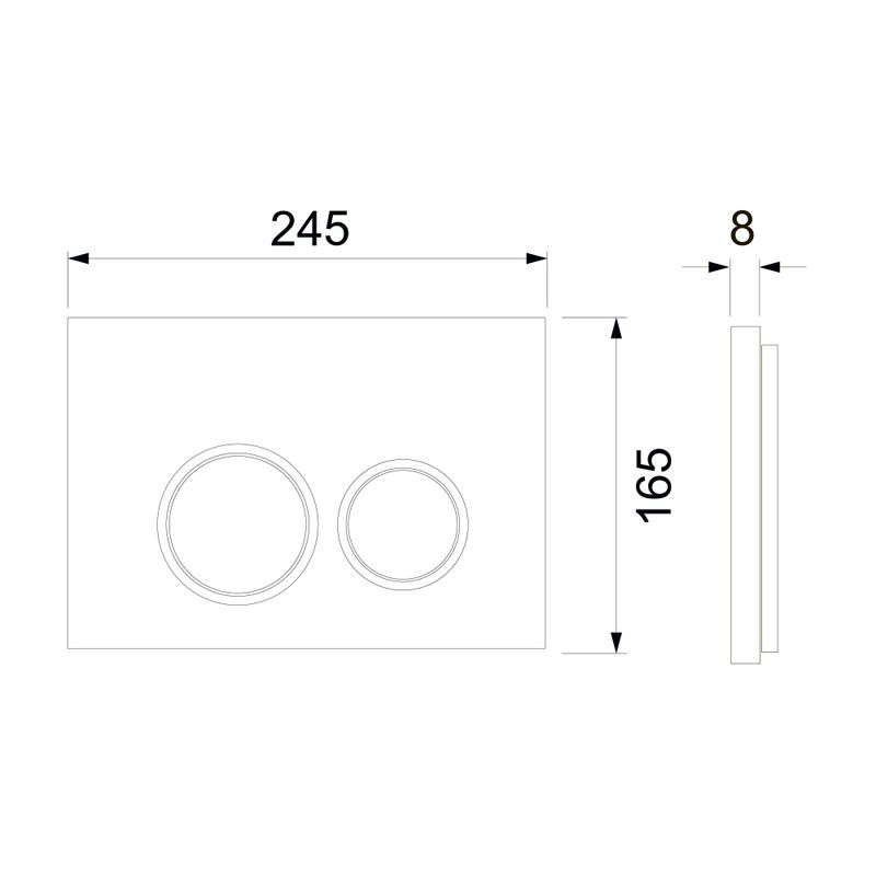 Комплект для установки подвесного унитаза Tece TECEspring R S955101 (хром)