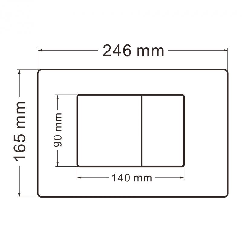 Комплект подвесной унитаз с инсталляцией и кнопкой Abber Bequem AC1131TC-AC0105-AC0121NG (белый, никель)