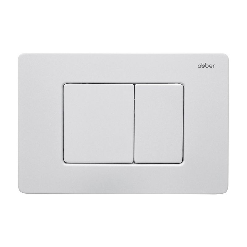 Комплект подвесной унитаз с инсталляцией и кнопкой Abber Bequem AC1132TC-AC0105-AC0120MW (белый, белый матовый)