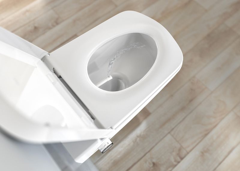 Комплект TECEbase 2.0 с панелью смыва ТЕСЕnow и унитазом c функцией биде TECEone K440407.WC2 (черный матовый)