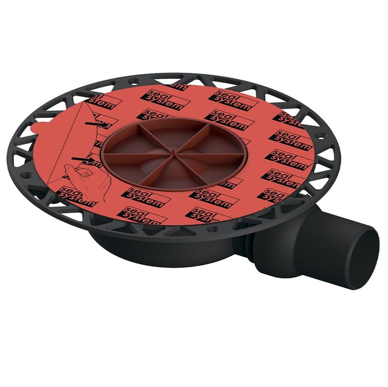 Душевой трап Tece TECEdrainpoint S KDP-S110, с сифоном DN 50 и декоративной решеткой