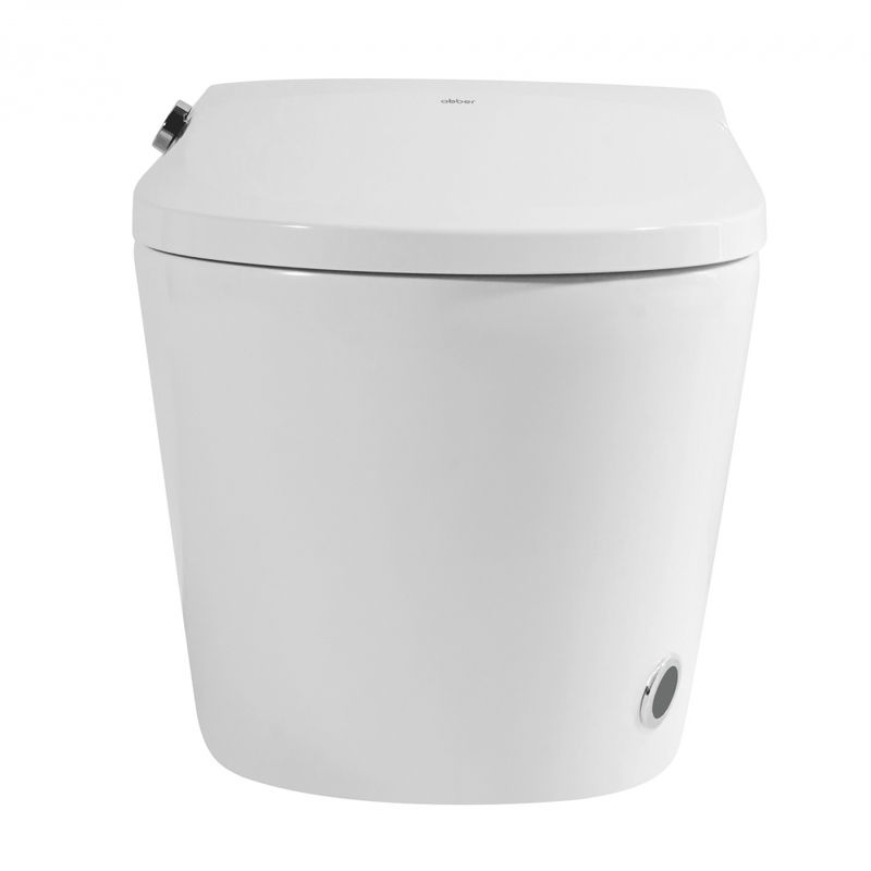 Комплект унитаз-биде подвесной с инсталляцией Abber Rechteck AC1119S-AC0101P2 59x37x39 (белый), электронный