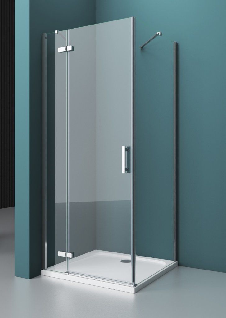 Душевой уголок BelBagno Kraft KRAFT-A-12-80-C-Cr-L 80x80