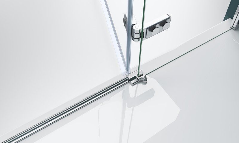 Душевая дверь в нишу BelBagno Kraft KRAFT-B-12-60/30-C-Cr-L 90x195