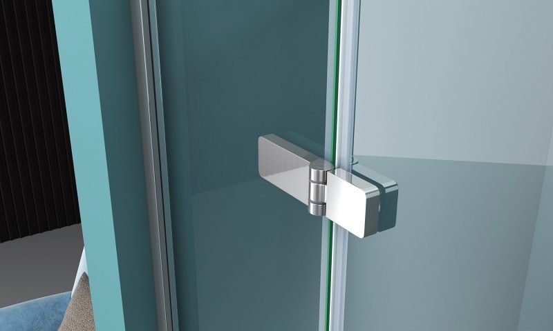 Душевая дверь в нишу BelBagno Kraft KRAFT-B-12-60/30-C-Cr-L 90x195