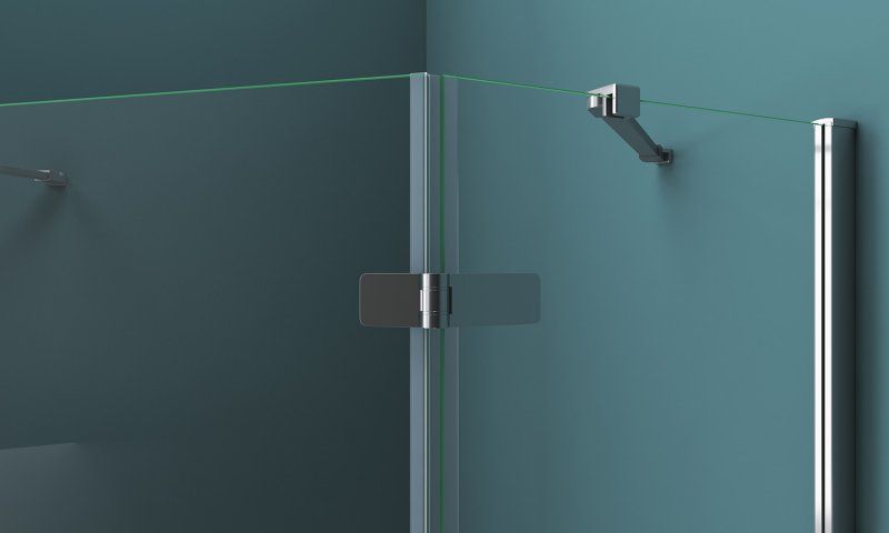 Душевой уголок BelBagno Kraft KRAFT-P-1-100-C-Cr-L 100x100