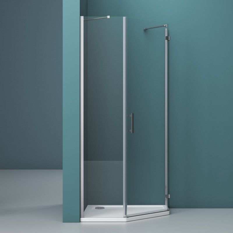 Душевой уголок BelBagno Kraft KRAFT-P-1-100-C-Cr-L 100x100