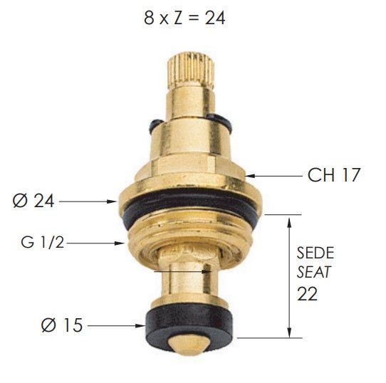 Кран-букса Remer 74E