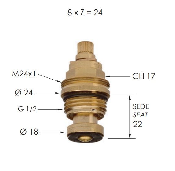 Кран-букса Remer 74F