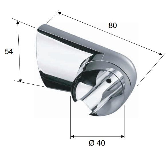 Кронштейн Remer 339L (хром)