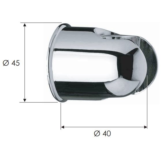 Кронштейн Remer 339SO (хром)