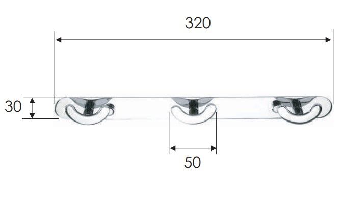 Крючки Remer RB RB313CR (хром)