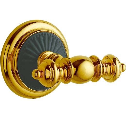 Крючок Boheme Palazzo 10156 (золотой, черный), двойной