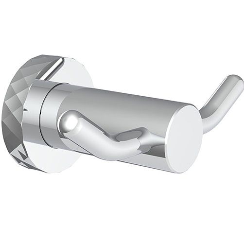 Крючок двойной Fima Carlo Frattini Accessori F6004T/2XCR (хром)
