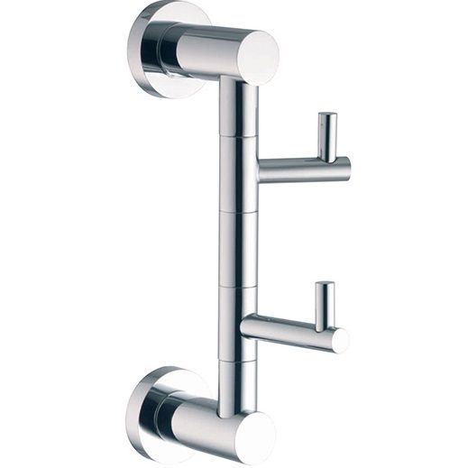 Крючок двойной Fima Carlo Frattini Rotola F6004/3CR (хром)