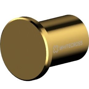 Крючок настенный одинарный Whitecross Ergo ER2215GL (золотой PVD)