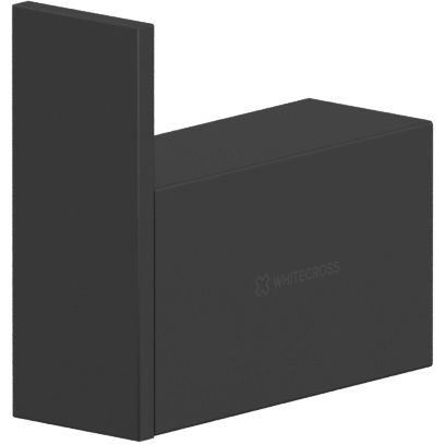 Крючок одинарный Whitecross Cubo CU2410BL (черный матовый)