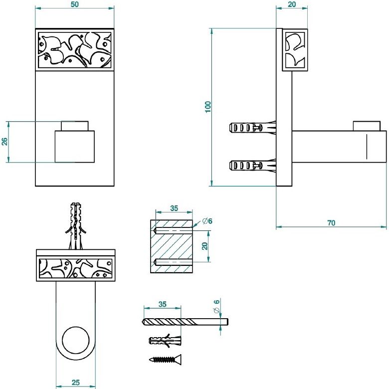 Крючок подвесной THG Ginkgo U5E-F01-517 (золотой, оранжевый хрусталь)
