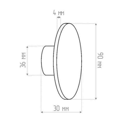 Крючок Tezza Pin 90 мм (черный), 1 шт.